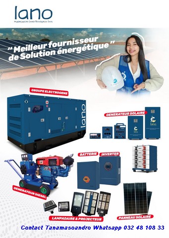 2025 la gamme des produits LANO